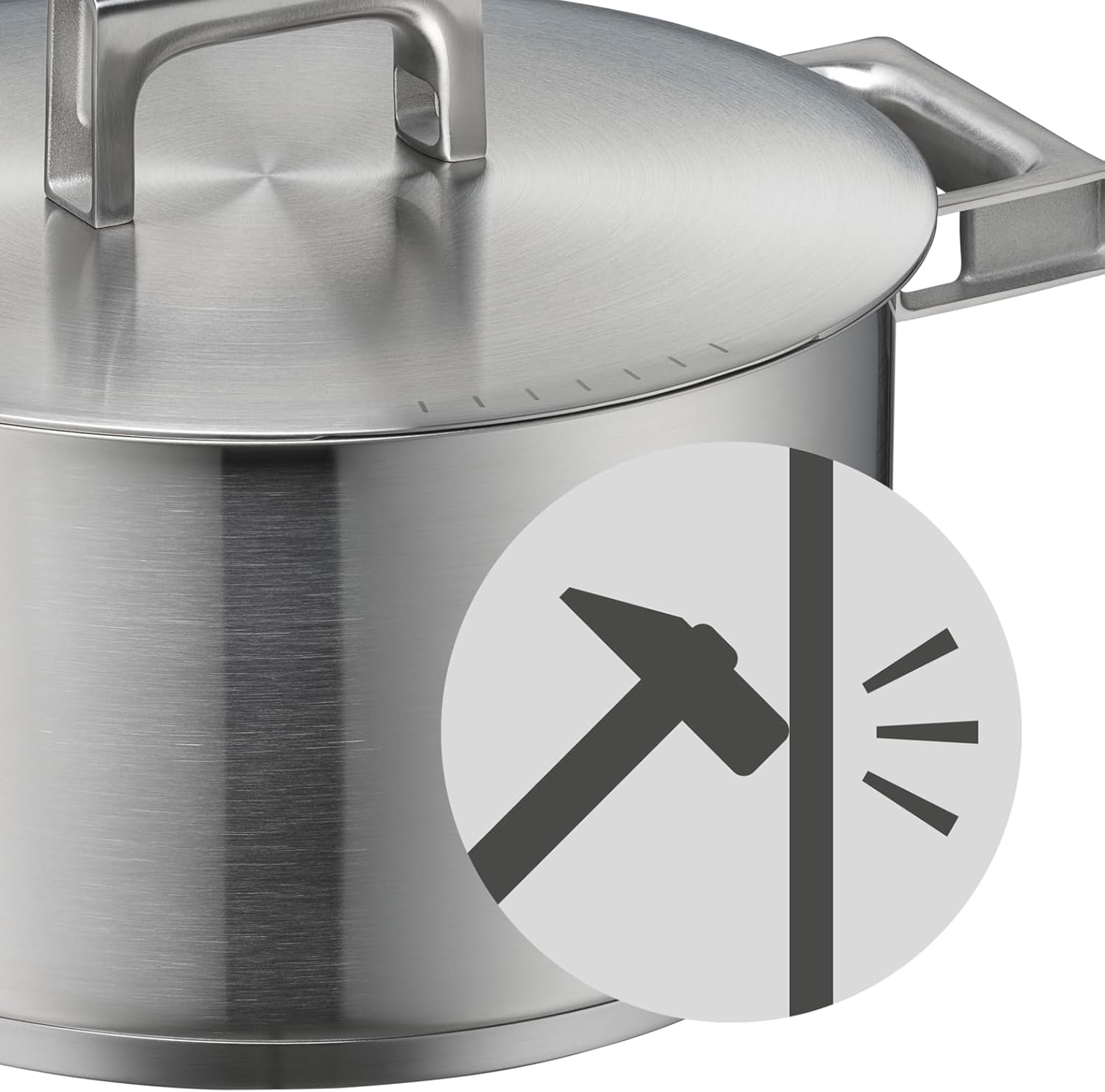WMF Ultimate Cool 5-Piece Induction Saucepan Set - Stainless Steel, Uncoated, Dishwasher Safe