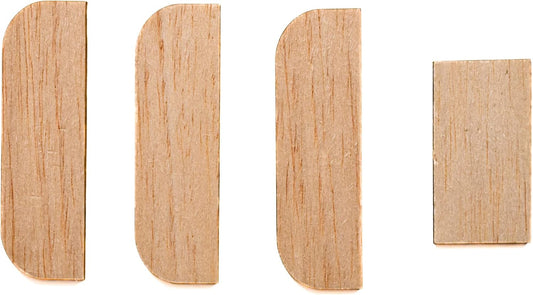 Wood Door Hinge Filler Plates 3.5 inch - Set of 8 Original Hinge Hider Plates