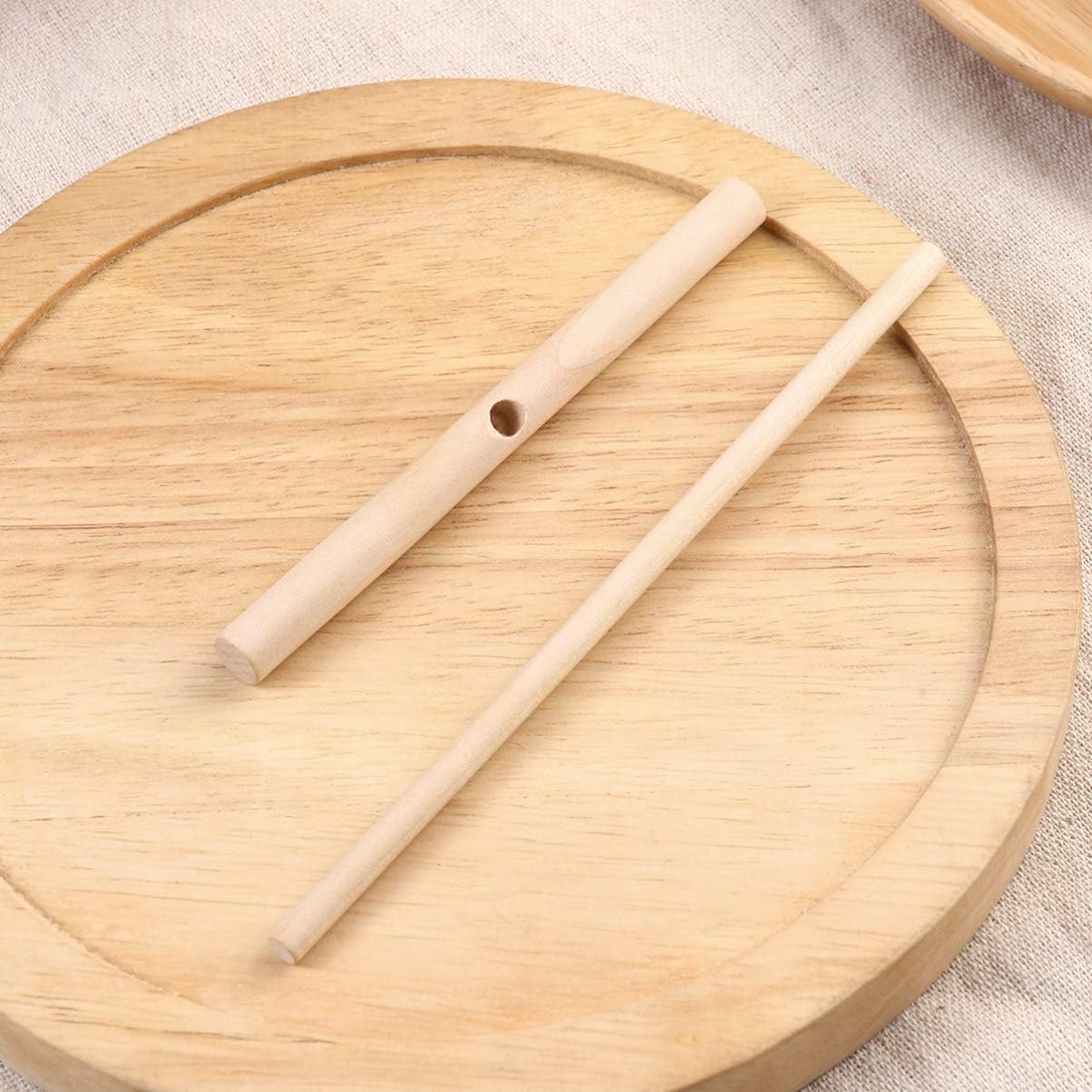 Wooden Pancake and Crepe Spreader Kitchen Tool Set by Hemoton - Dough Distributor and Utensils for Cooking