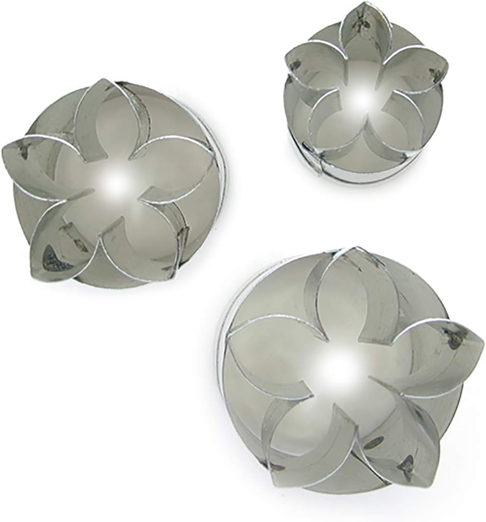 WSA Scott Clark Woolley Jasmine and Small Stephanotis Cutters Set - Set of 3 Different Sizes