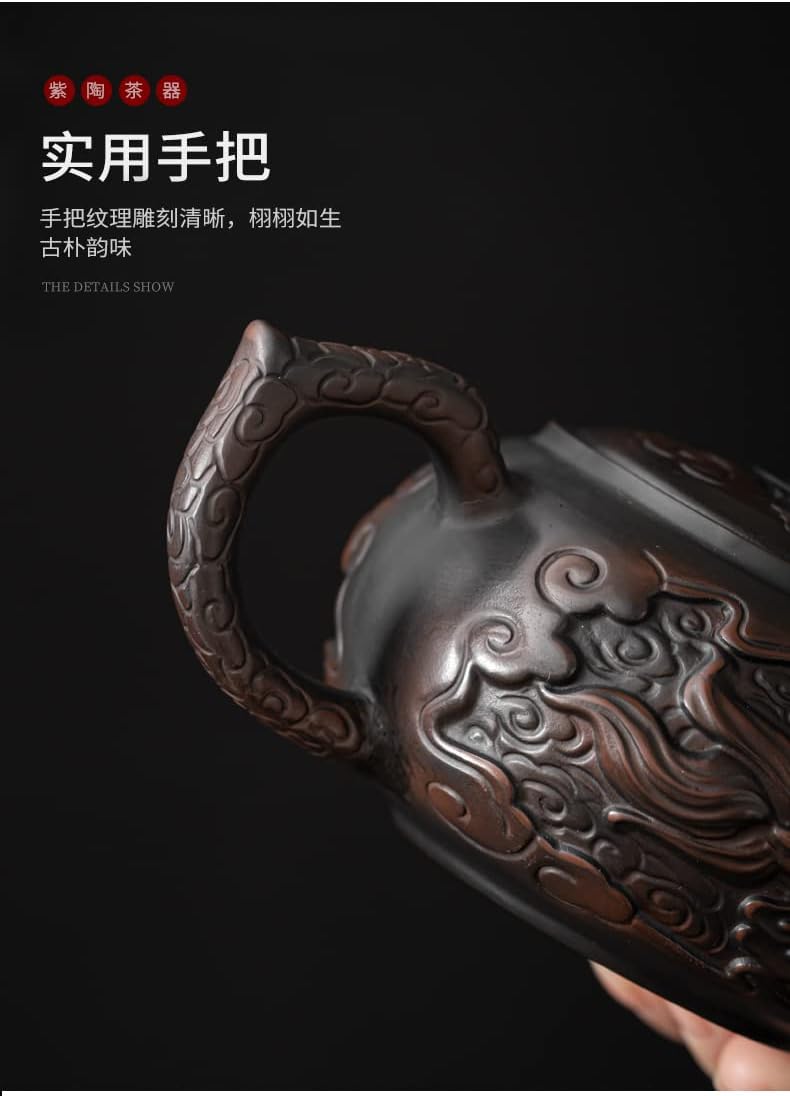 Xianglong Jinglan Pot Ceramic Teapot Set with Tea Infusers for Loose Tea - Porcelain Tea Set with Small Teapot