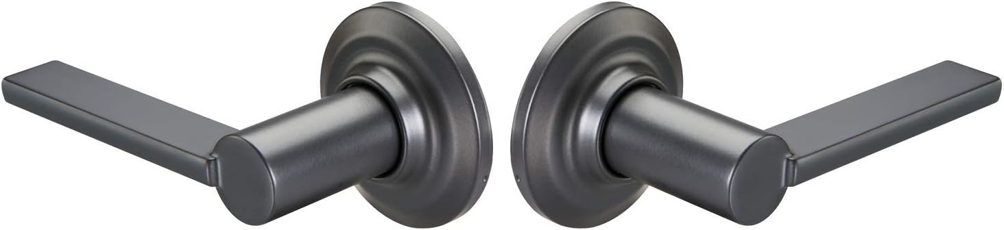 Yale D510VK01 Valdosta Passage Lever Lock in Black Suede - High Security Entry Solution