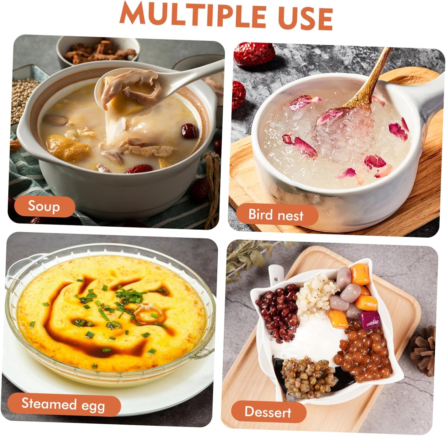 Yardwe 350ml Small Clear Glass Cooking Pot Saucepan with Lid for Stovetop Milk and Baby Food Cooking