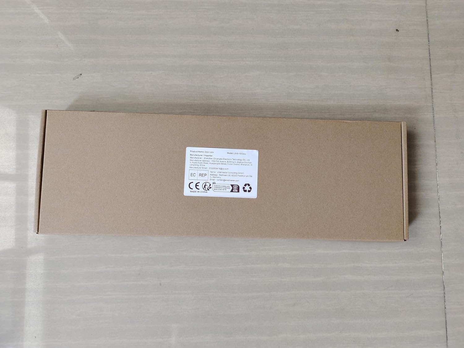 Yitoo Long U-Shaped Smart Combination Padlock with RFID Bluetooth Fingerprint - Adjustable Shackle for Outdoor Gates, Sheds, and Offices