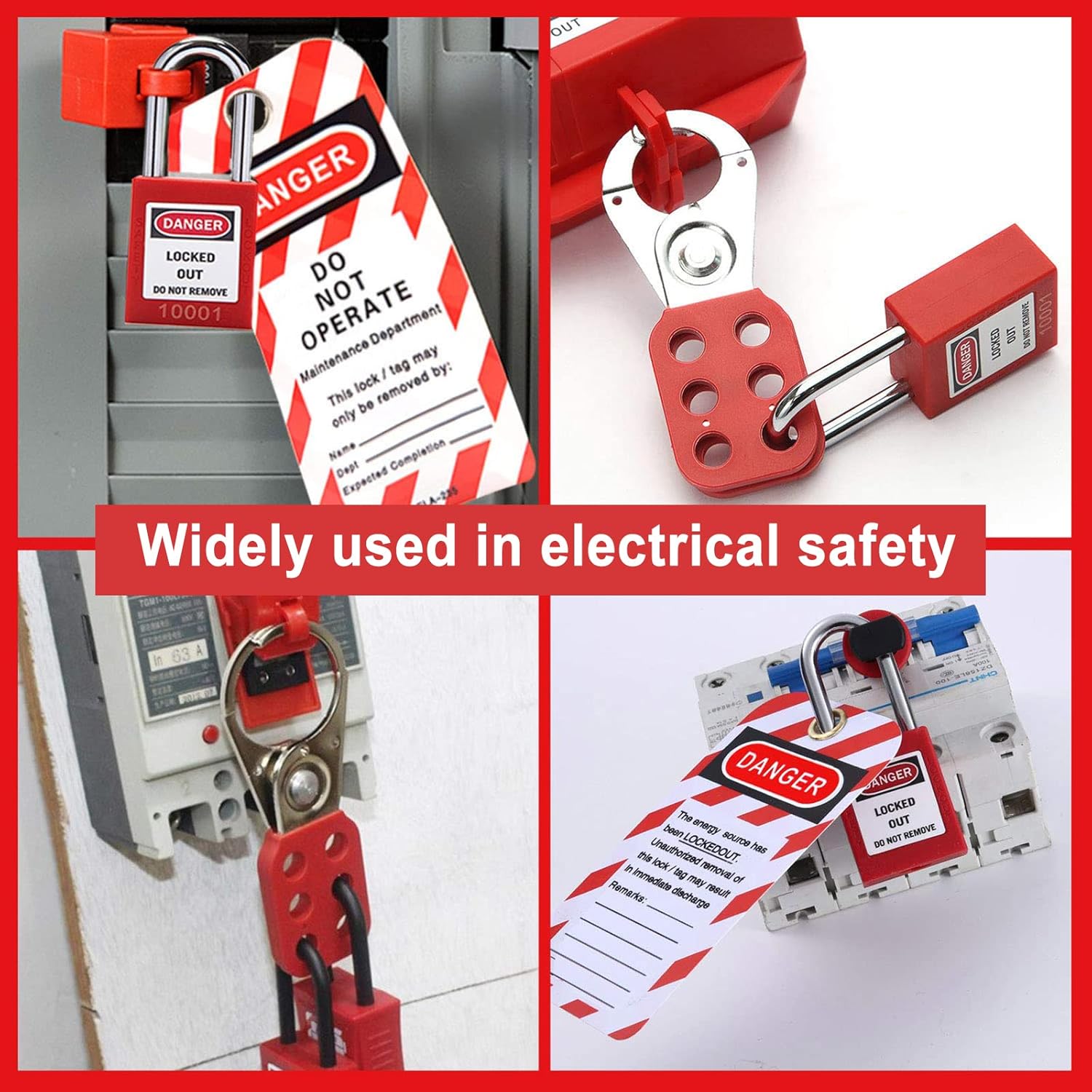 Youth Dance Lockout Tagout Kit with Universal Circuit Breaker Lock - OSHA Compliant Safety Padlock Set for Electrical Lockouts - WildKart