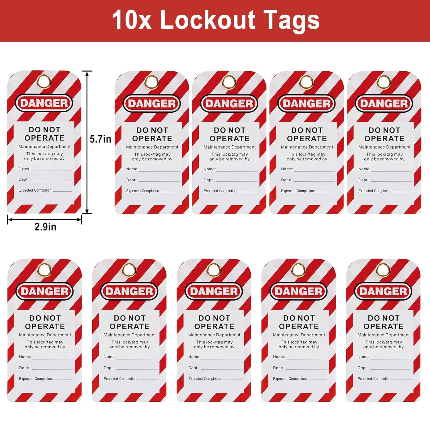 Youth Dance Lockout Tagout Kit with Universal Circuit Breaker Lock - OSHA Compliant Safety Padlock Set for Electrical Lockouts - WildKart