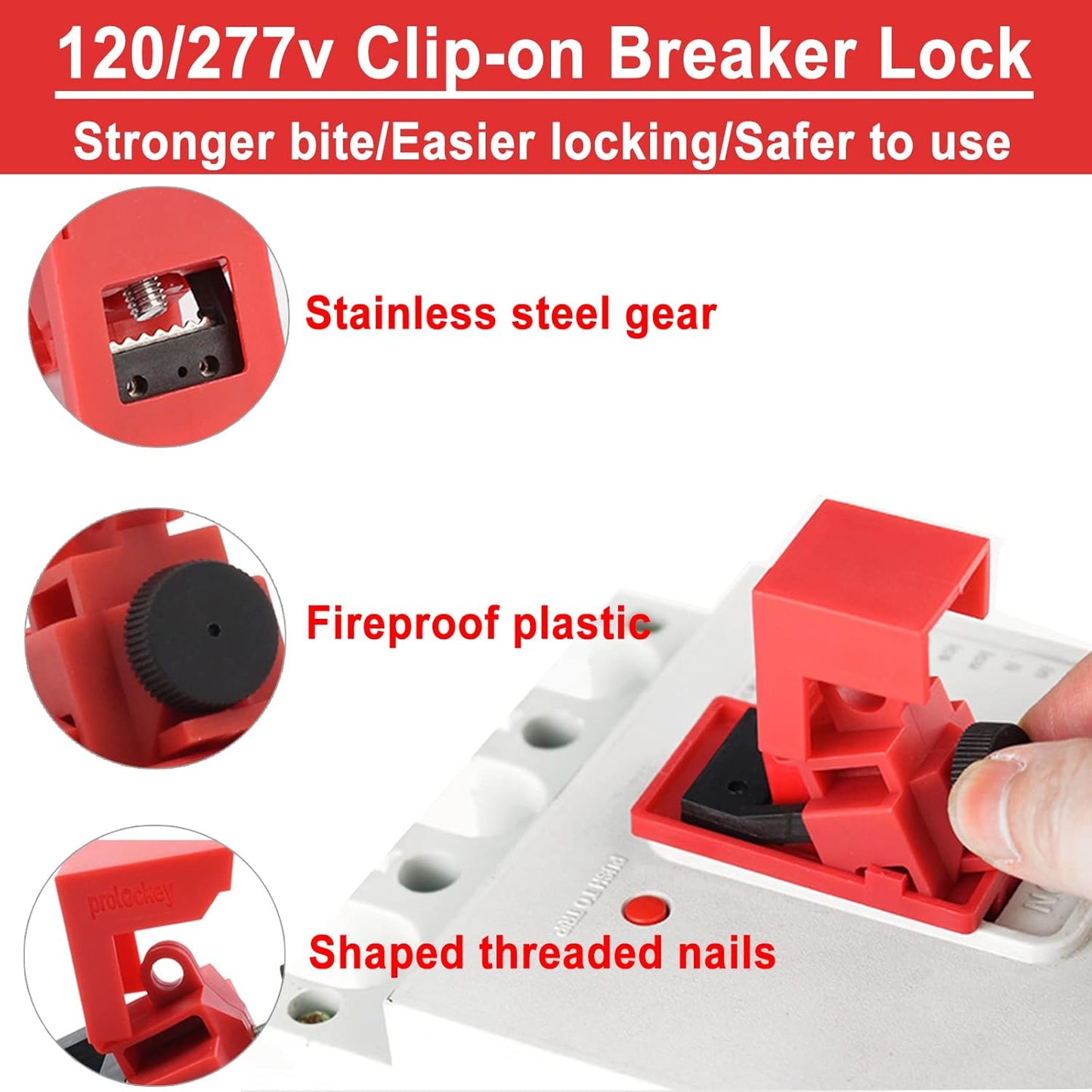 Youth Dance Lockout Tagout Kit with Universal Circuit Breaker Lock - OSHA Compliant Safety Padlock Set for Electrical Lockouts - WildKart