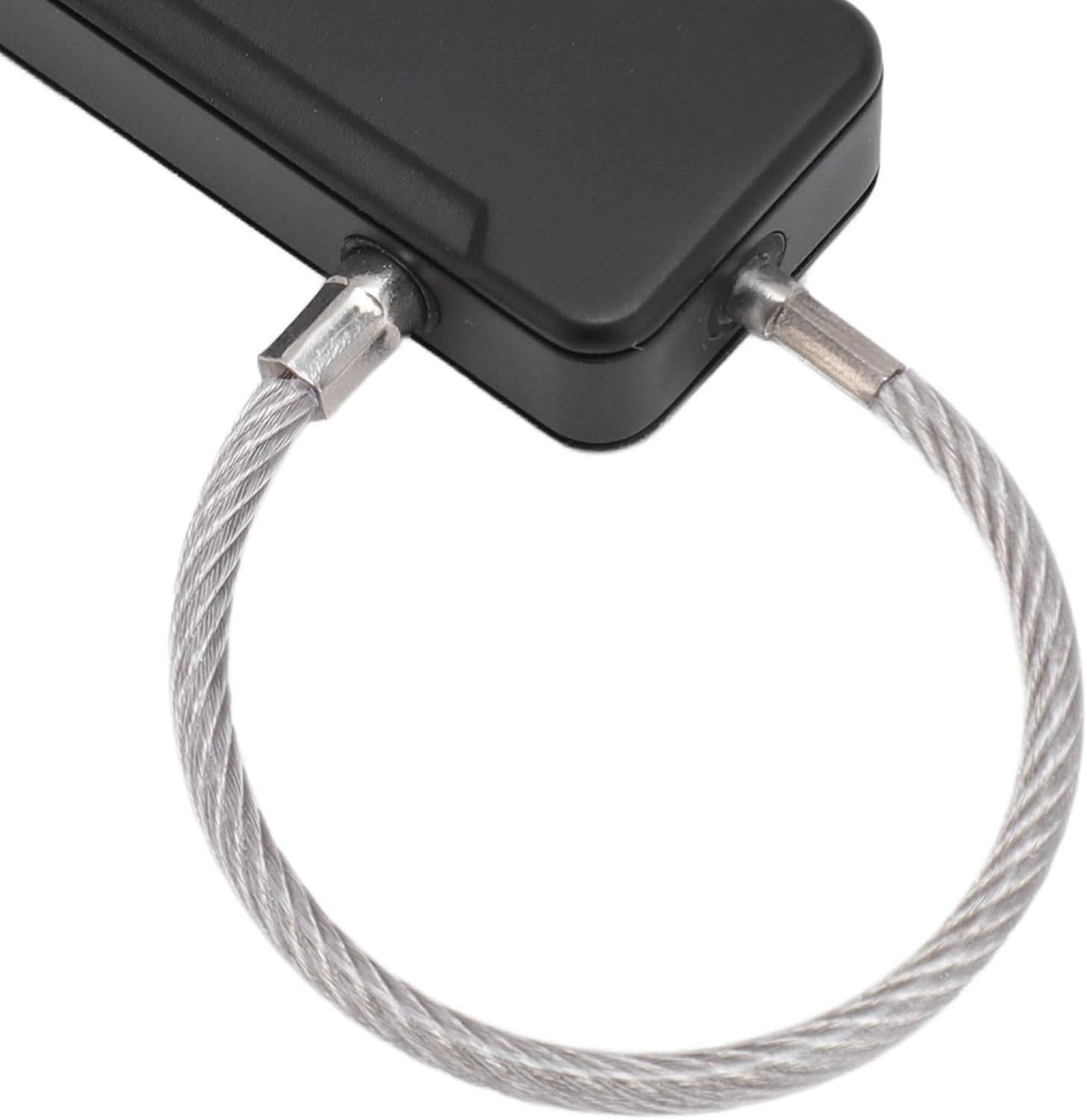 Yunseity Metal Biometric Padlock with USB Charging and Fast Fingerprint Matching - Secure Locker with 10 Sets of Fingerprints (Black)