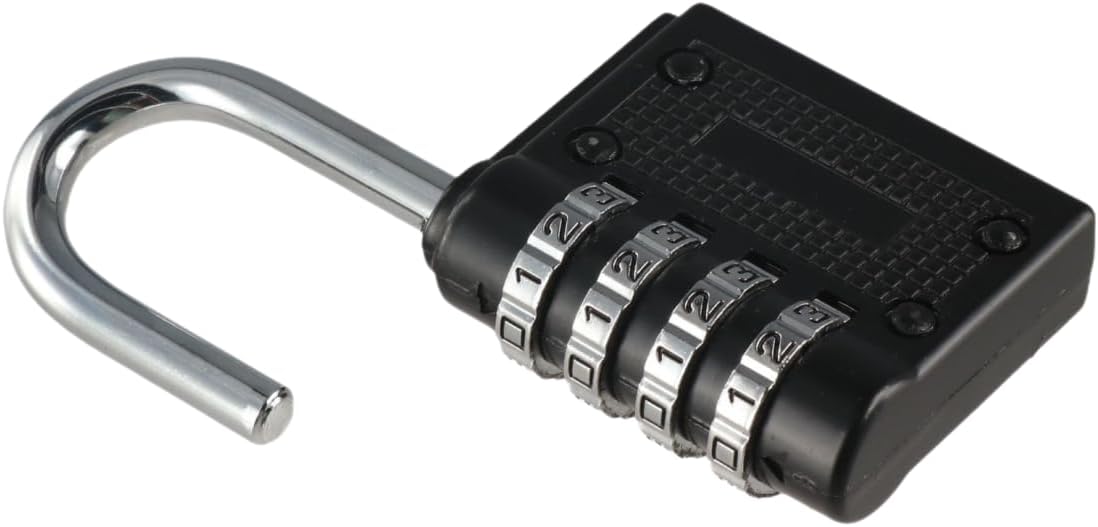 Zaoalife 2PCS Portable Combination Lock Set, 4 Digit Code Padlock for Lockers, Outdoor Use and Luggage Security