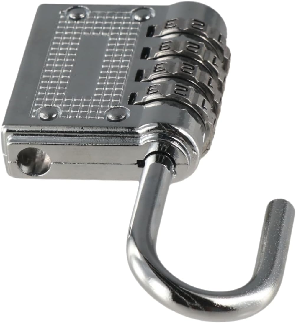 Zaoalife 2PCS Portable Combination Lock Set, 4 Digit Code Padlock for Lockers, Outdoor Use and Luggage Security