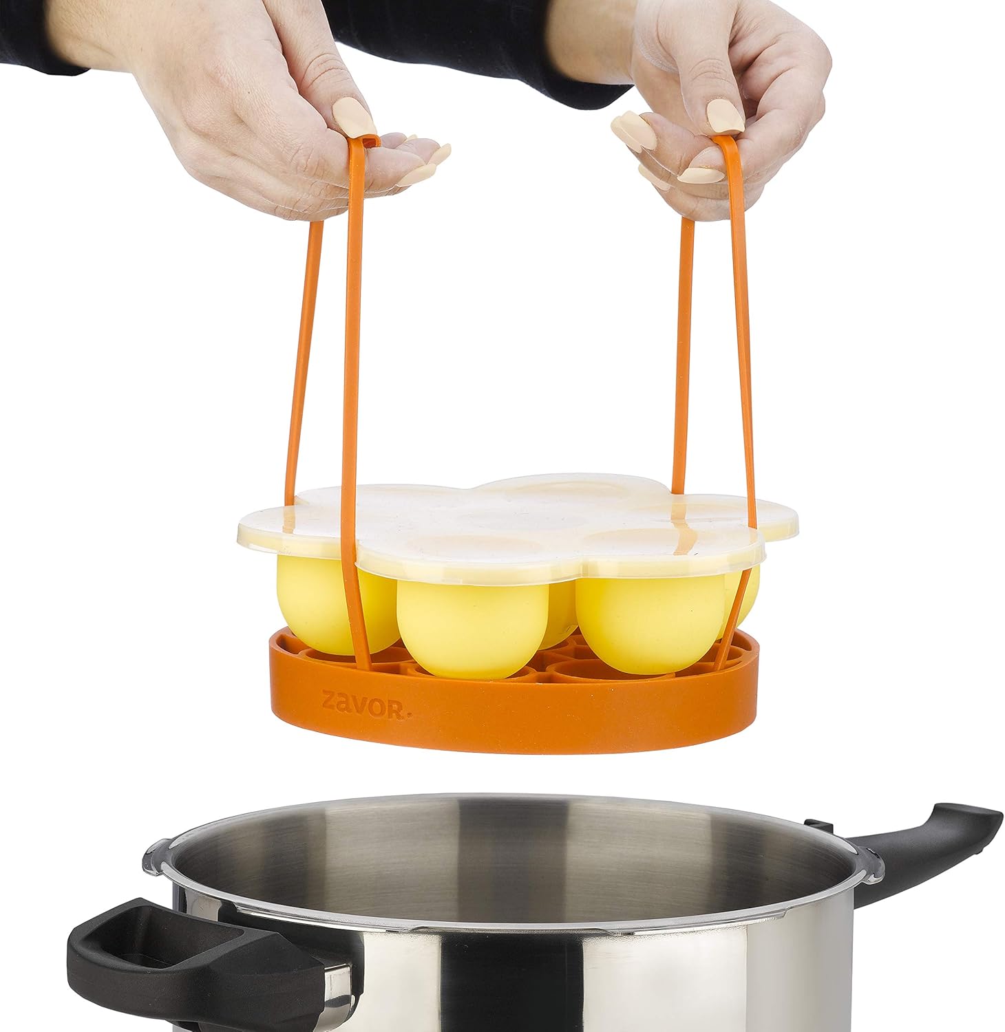 Zavor Silicone Egg Lover's Set | 2-pack Egg Bites Molds + Cooking/Egg Rack for Pressure Cookers, Instant & Stock Pots | BPA-free & Non-scratch Cooker Accessories