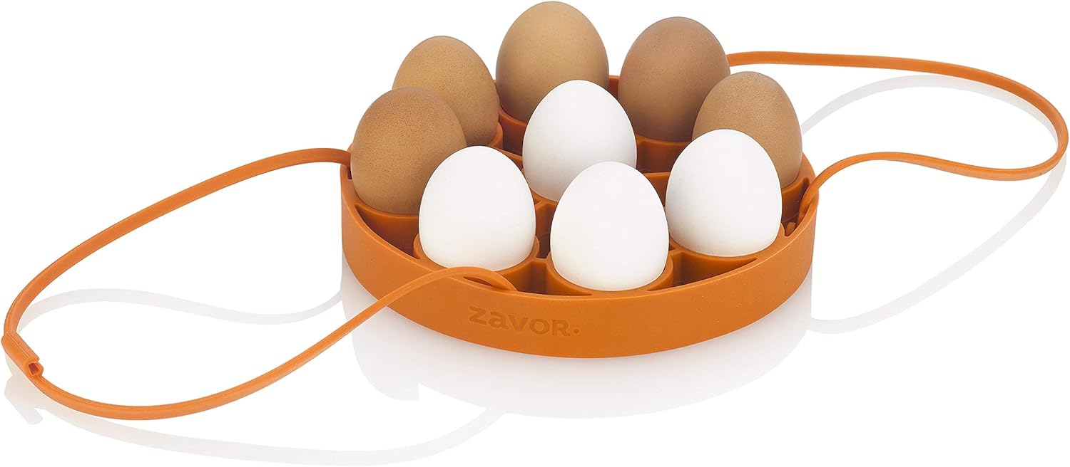 Zavor Silicone Egg Lover's Set | 2-pack Egg Bites Molds + Cooking/Egg Rack for Pressure Cookers, Instant & Stock Pots | BPA-free & Non-scratch Cooker Accessories