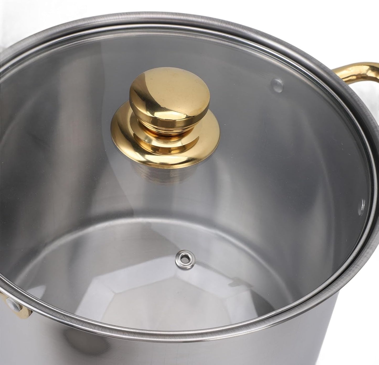 Zerodis Stainless Steel Cookware Set with Glass Lids - Heat Resistant Kitchen Pots and Pans for Home Cooking