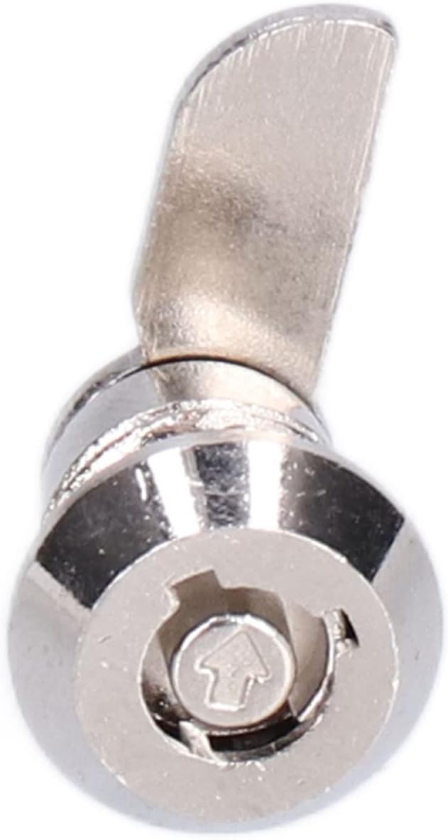Zinc Alloy Cabinet Cam Lock with 2 Keys for Furniture, Vending Machines, Computers, Closet Doors, and Drawers