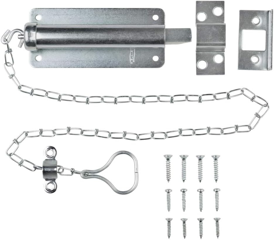 Zinc Plated 6-Inch National Hardware N150-771 V820 Chain Bolt - WildKart