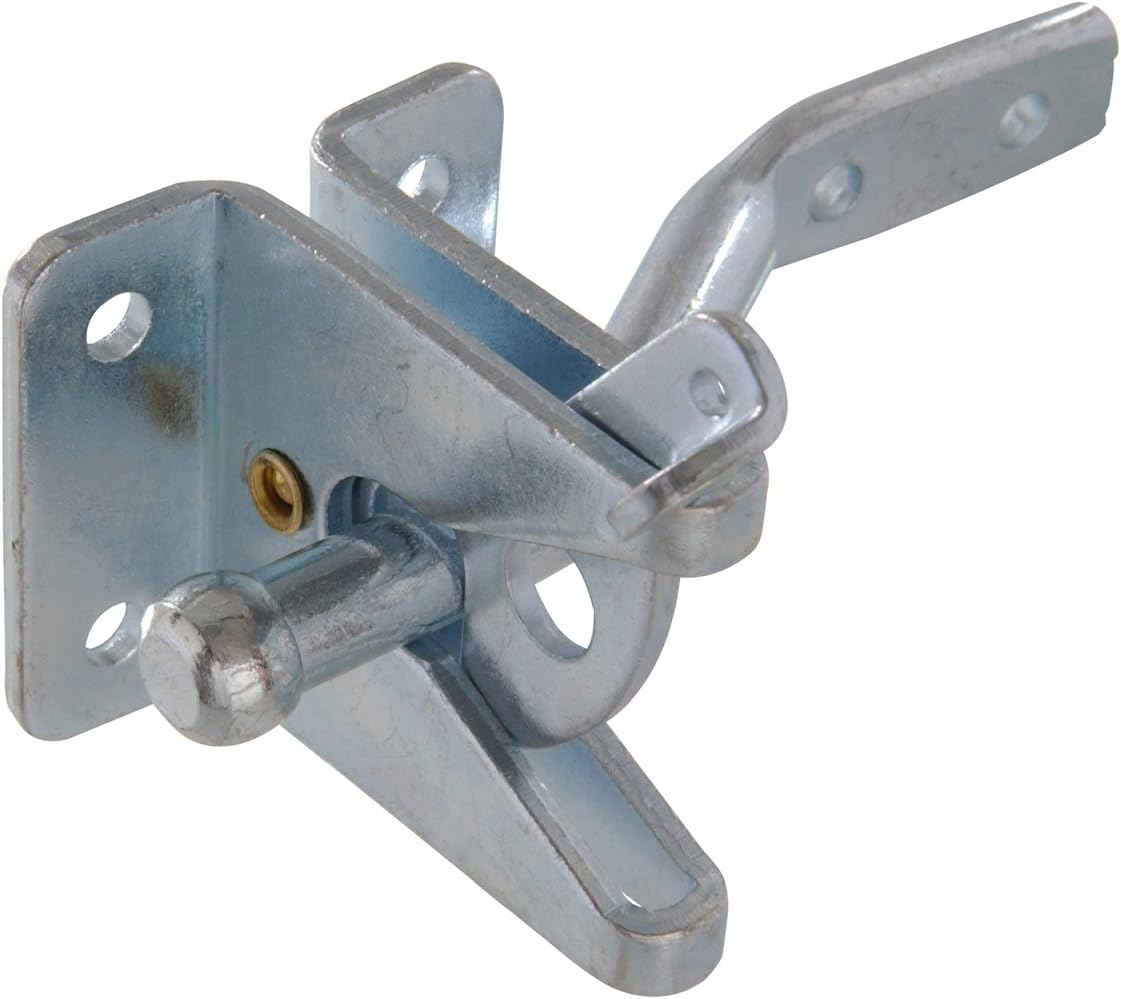 Zinc Plated Automatic Gate Latch by The Hillman Group - 851374