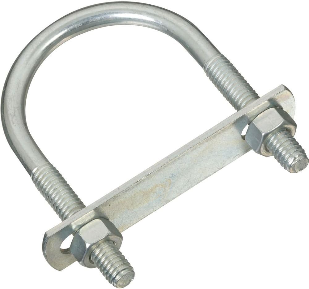 Zinc Plated U Bolt, 5/16" x 2-1/2" x 5" - National Hardware N222-562 DP2190BC