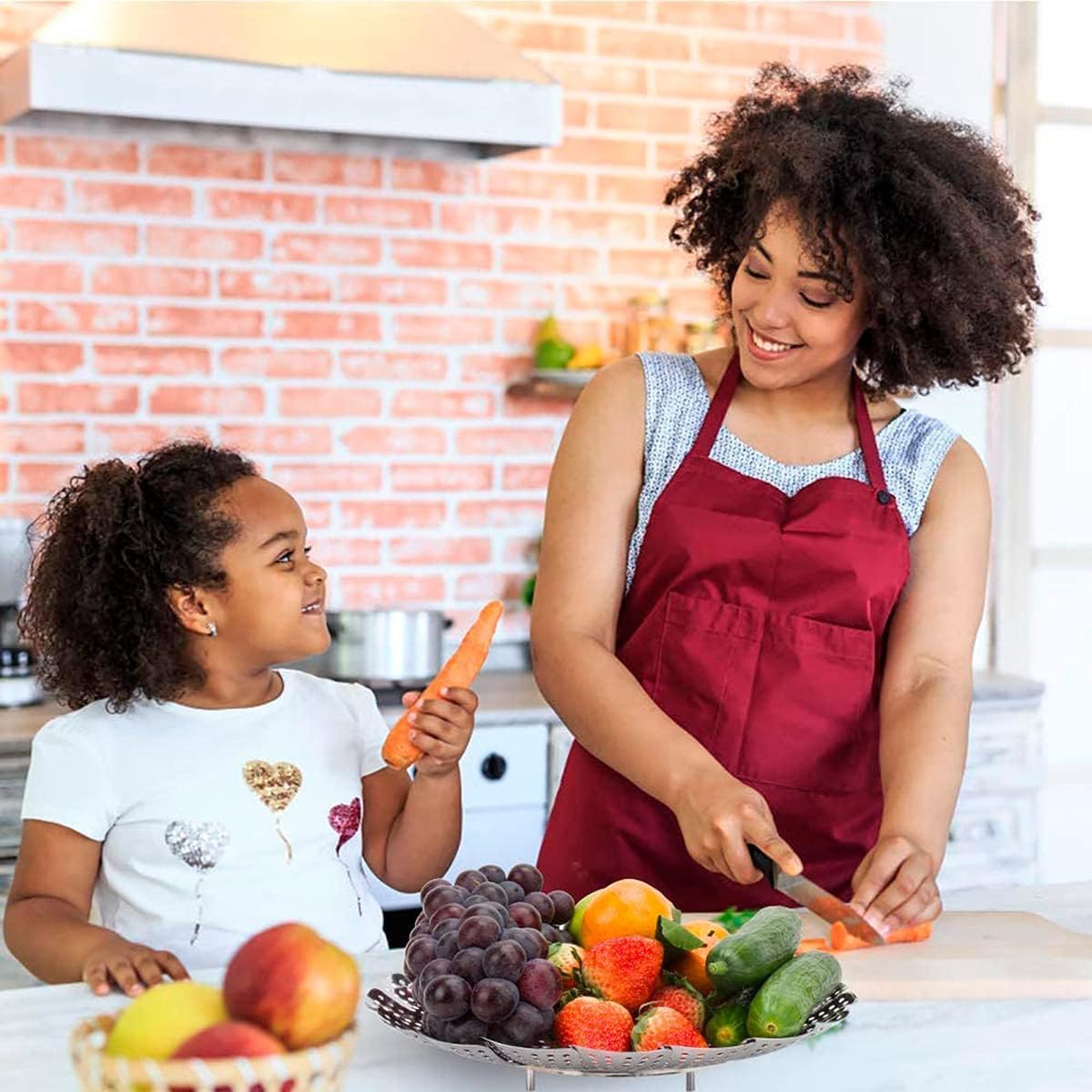 Zocy Stainless Steel Steamer Basket for Steaming & Cooking Vegetables (Small 5" to 9")